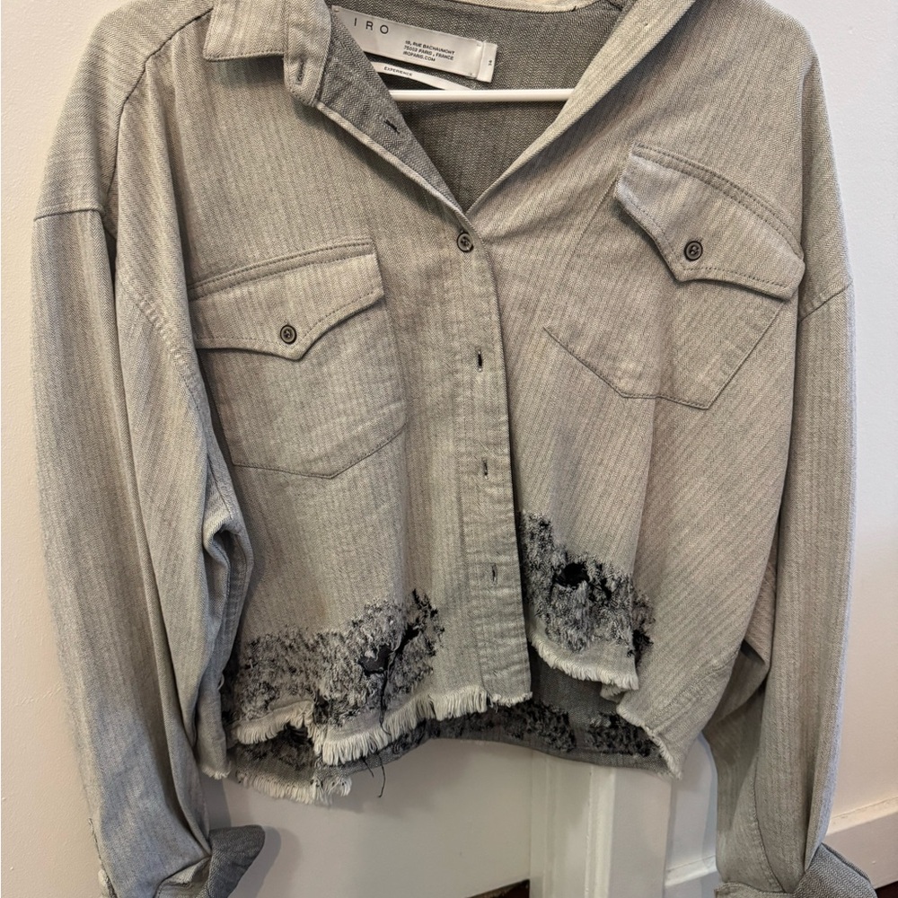 IRO Herringbone Patterned Top